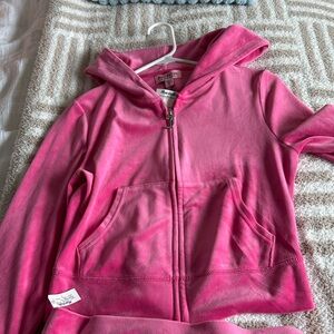Juicy sweat outfit hot pink